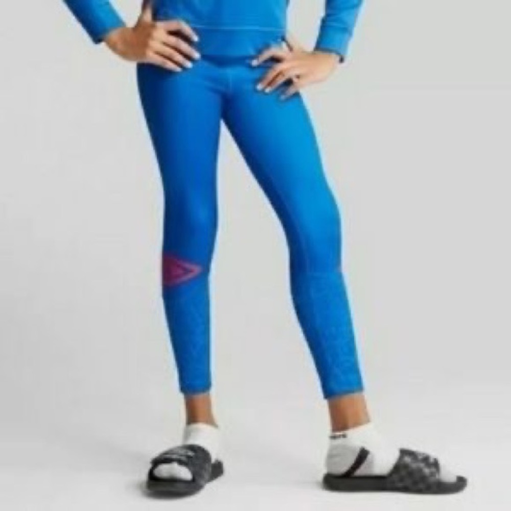 Blue Umbro womens leggings